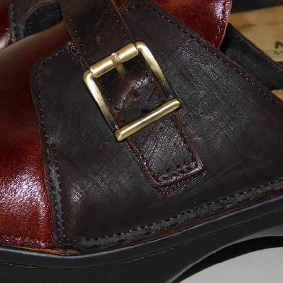 Naot Slip On Leather Mules Size 39 (US Size 8) Clog Comfort Shoes - Picture 11 of 13